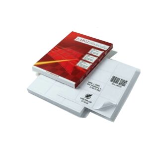 Lipnios etiketės A4 formato lapuose lazeriniams spausdintuvams Ekodema