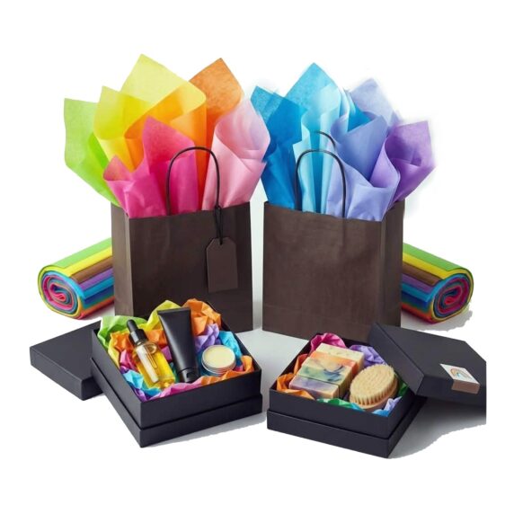 Spalvotas šilkinis popierius